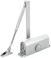 Door Auto Closer, Round Type Adjustable Automatic Spring Hydraulic Door Closer Closing Latching Door Closers