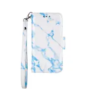 Detachable Marble Pattern Tpu+Pu Leather Case With Card Slot and Wallet and Lanyard For Iphone Xr 6.1 Inch