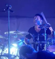 Drummer Zach Velmer of Sound Tribe Sector 9 performs at Day 2 of T- Old Photo 1