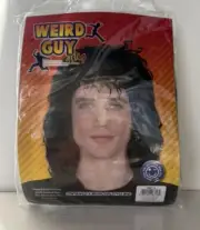 Weird Guy Mens Black Costume Wig Bristol Novelty