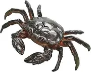 Tea Pet Ornaments Flushing Color Changing Crab Decorations Creative Personality Tea Table Tea Treasures Can Raise Art Boutique (Color : Dark Brown Yellowsize 9.5cmx11cm)