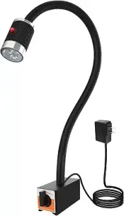 23.6” Adjustable LED Work Light with Durable Magnetic Base - 120V AC Power