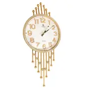 Abstract Design White Round Analog Wall Clock 73.5*32 cm
