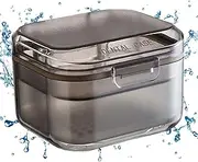 Denture Bath | Denture Cleaning Case - Detachable Design Mouth Guard Container Case Teeth Storage Container Teeth Retainer