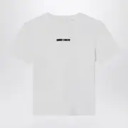 [Givenchy] White T-shirt With Bow And Logo 10 Y White