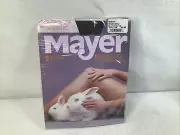 NWT Vintage Mayer control, top day, sheer leg, bunny, soft medium smoked grey