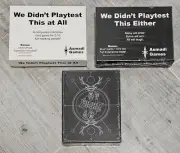 We Didn't Playtest This at All/Either + Deer Lord Card games - New