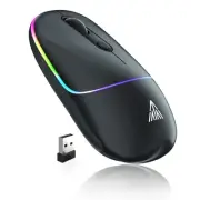 2.4GHz Wireless Mouse, Adjustable 1600 DPI,Rechargeable Wireless Computer Mou...