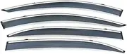 STIDPFZX Window Visor Rain Shield Guard Compatible for Mazda 3 Axela 3 2014 2015 2016 2017 2018 Side Window Deflector Door Visor