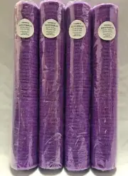 10 Yards Long x 20.5” Wide Mesh Ribbon LIGHT PURPLE 4 Rolls Free Shipping