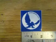 ENO Hammocks Square Blue Eagle Sticker Decal