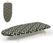 Slieton Tabletop Ironing Board 12"x29" – Compact Portable Ironing Board with Thick Felt Padding, Heat Resistant Cover, Stainless Steel Legs, Space-Saving Design