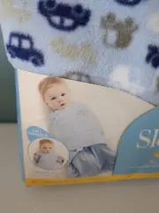 NIB. HALO Sleep Sack Swaddle Small 3-6 Mo. 13-18lbs Wearable Blanket Blue. JB