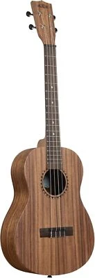 Kala Brand Music Co. Teak Collection, 4-String Ukulele, Natural, Baritone (KA B)