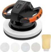 Variable Speed 10-Inch Car Buffer Polisher - Perfect for Wood, Cars, and Boats