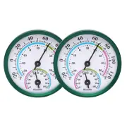 Mini Indoor Thermometer Hygrometer Analog 2 in 1 Temperature Humidity Monitor Ga