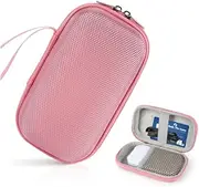 [TEITEAI] Pink Hand Sanitizer Spray Case for Touhland, Hand Sanitizer Holder Compatible with Touchland 1FL OZ, Case Only, Pink, Modern