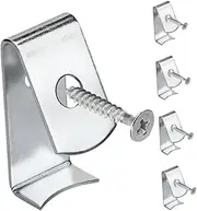 Abaodam 5pcs Metal Wall Hooks for Flower Pots Heavy Duty Iron Planter Hangers Durable Clips for Outdoor Garden Balcony and Patio Stylish and Space Saving Design