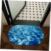 Bathroom Rugs Rubber Backing Mat, Quick Dry Bath Mat, Non 24x16 Inches Water
