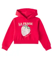 [Balmain Kids] Balmain Kids Cotton jersey sweatshirt Y 12 red