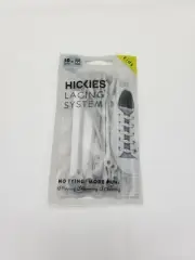 NEW Hickies Lacing System 10x Unit (9packs/90units) Elastic Shoe Laces GREY Kids