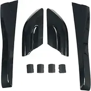 NEGRO 8Pcs Roof Rack Cover,Fit for Hyundai, Tucson 2004-2008 Car Accessories Roof Rail Rack Leg Cover Set Car Protection Roof Rack Shield