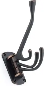Nystrom 4-13/16 in. Wall Mount Swivel Hook Oil-Rubbed Bronze