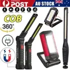 Outdoor Flodable Work Light COB LED Magnetic Rechargeable Inspection Lamp Torch