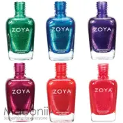 Zoya Sparkle Collection - Summer Shimmer Nail Polish Green Blue Purple Pink Red