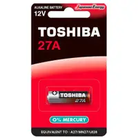 在飛比找ETMall東森購物網優惠-【東芝Toshiba】27A高伏特 鹼性電池12V電池4粒裝