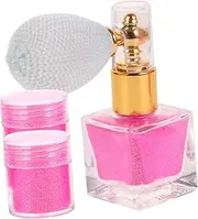 LOLIPPYY 1Set Glitter Spray Body Highlighter Powder Shimmer Makeup Spray with Bottle Refills for Face Body Hair for Parties Birthdays and Special Occasions