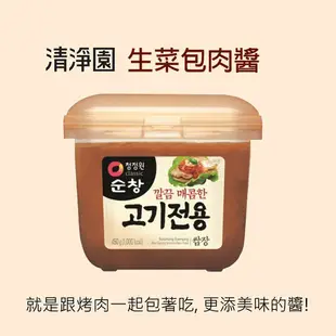 清淨園 大醬( 海鮮大醬/生菜包肉/地獄辣椒) 450g 蝦皮直送 現貨 (部分即期)