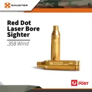 Xhunter Laser Bore Sighter .358 Win Rifle Shooting Cartridge Red Dot Boresighter