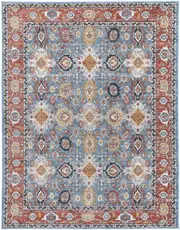 Lagoon Transitional Charcoal Blue Rug