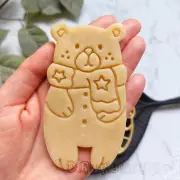Bear Teddy Christmas Forest Cartoon Character Plush Manga Kid Cookie Cutter