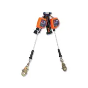 Dbisala Nano-Lok Edge Self-Retracting Lifeline, 8 Ft, Swivel Snap Hook, 420 Lb