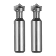 2pcs Point Cutting Roundover Router Bit 1/4" Radius 1/2" Dia CNC Router Bit