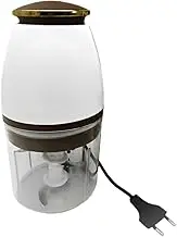 Small Food Processor, Transparent Mixer Grinder 700ml Large Capacity, Multifunctional Compact Portable Vegetable Chopper for Kitchen