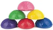 Generic Balance Pods, Balancing Exercise Stability Pods, Stepping Stone for Kids & Adults, Multicolor, PVC, Set of 6