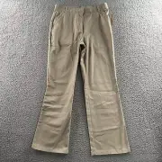 Dockers Girls Pants Beige Size 12.5 Easy Care Adjustable Waist Polyester Blend