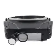 3 Lens Adjustable Headband Magnifier with LED Illuminated 1.5X, 3X, 9.5X, 11X b