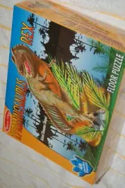 Melissa and Doug Floor Puzzle Tyrannosaurus Rex Dinosaur Animal 48 pcs Jumbo
