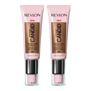 Revlon Photoready Candid Natural Finish Foundation 22ml - 520 Cocoa x2