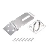 Padlock Hasp Door Clasp Hasp Latch Security Bolt Lock Latch 201 Stainless Steel