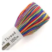 Olympus Sashiko Variegated Embroidery Quilting Thread 100m, Rainbow