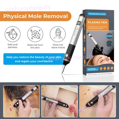 Electric 15-Level Laser Plasma Pen Skin Tag Tattoo Wart Moles Freckle Remover