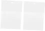 STOBAZA 2pcs Hang- Box Magazine File Organizer Hanging Wall Bag File Wall Holder Wall Folder Holder Wall Mount File Holder Wall Hanging Storage Pockets Transparent Plastic
