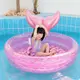 室內室外 兒童游泳圈 美人魚寶寶澡盆兒童 90/120/ 150 釐米 充氣 3 環兒童嬰兒游泳池套裝