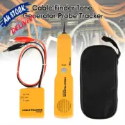Cable Finder/ Tone Generator Probe Tracker Wire Network Tester Tracer Kit AU