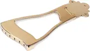 Mikinona Guitar Tailpiece Bridge for String Archtop Guitar Golden Finish Height Compatible with Acoustic and Electric Models Includes Mounting Screws